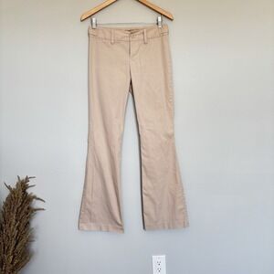 Jacob Women's Size 5/6 Pant Wide Leg Trouser Khaki Business Casual Office Chic